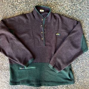 vintage canadian made chlorophylle fleece pullover , 2X